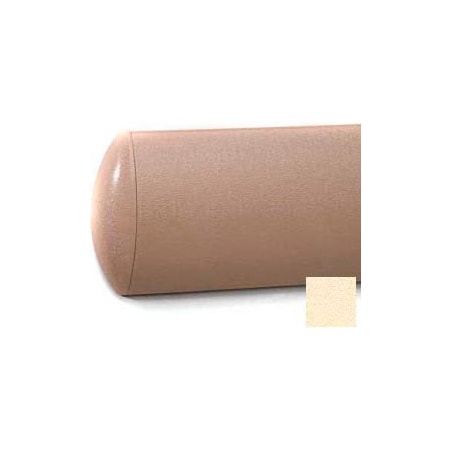 Pawling Crescent Shaped Wall Guard W/Rec. Plastic Clip Retainer System, 5"H x 12'L, Pale Yellow WG-5C-12-263